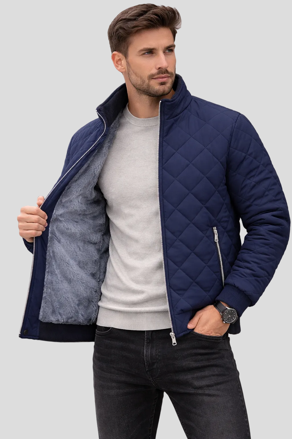 Lässige Herrenjacke – Moderner urbaner Alltagsstil
