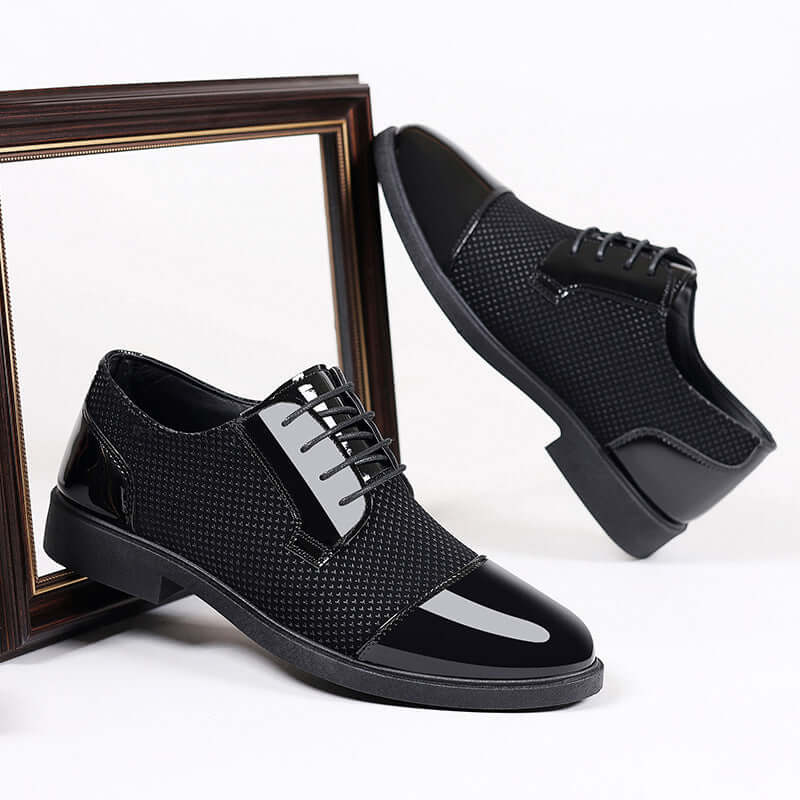 Brinell Dress Shoes featuring a stylish Italian-inspired design with breathable upper and cushioned sole for comfort and elegance.