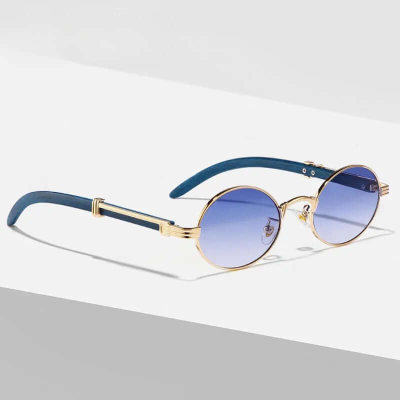 Monarch Shades UV protection sunglasses, round polarized lenses for men's stylish look, perfect for driving and outdoor activities.