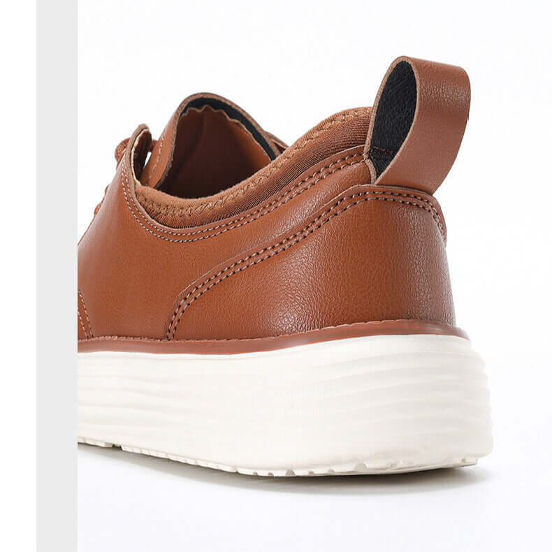Ruvano Leather Sneakers - Stylish men's casual sneakers featuring lightweight, breathable design ideal for comfort and everyday wear.