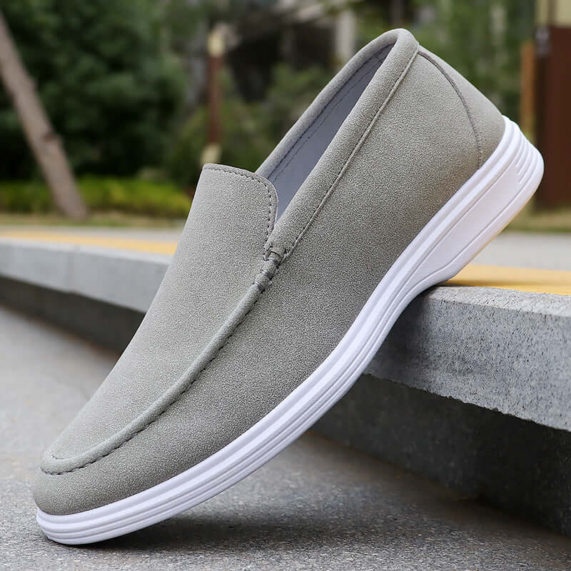 Elegant Salento Suede Loafers for men, showcasing premium slip-on comfort and refined style with a cushioned insole and suede finish.