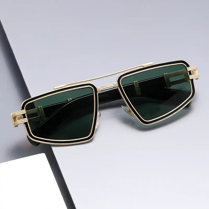 Stratos Shades: UV protection sunglasses with polarized lenses, modern style, lightweight comfort for driving and outdoor activities.