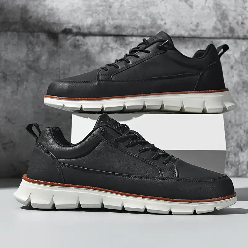 Torricelli Leather Sneakers for men, stylish and comfortable everyday wear, featuring lightweight, breathable design ideal for walking and travel.