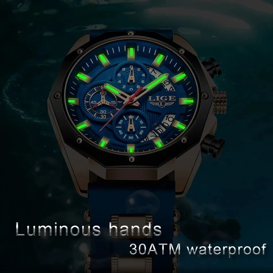 LIGE Apex Chrono Uhr