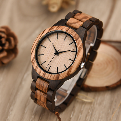 Oakridge Holzquarz Armbanduhr