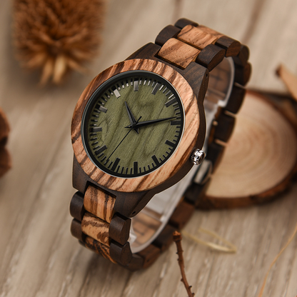 Oakridge Holzquarz Armbanduhr