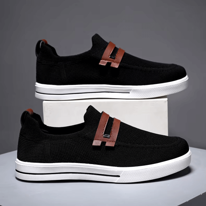 Aero Sneakers: Men's casual sneakers featuring a lightweight, breathable mesh upper with cushioned EVA insole for comfort and style.