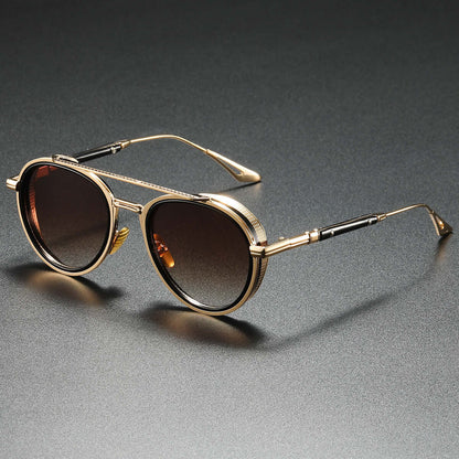 Altura Signature Shades round polarised sunglasses with lightweight alloy frame, perfect for everyday comfort and timeless style.