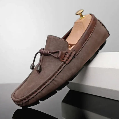Carson Loafers - Men's leather loafers showcasing premium craftsmanship, slip-on comfort, and timeless style for formal elegance.