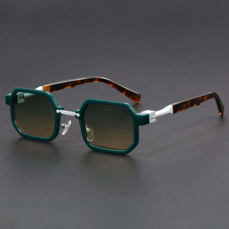Octagonal sunglasses for men with bold frame and stylish design