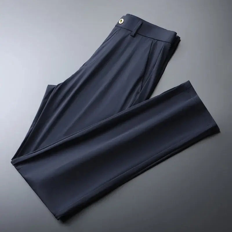 The Everyday Pants - men's casual pants in luxurious ice silk for comfort and style, perfect for work, casual wear, and travel.