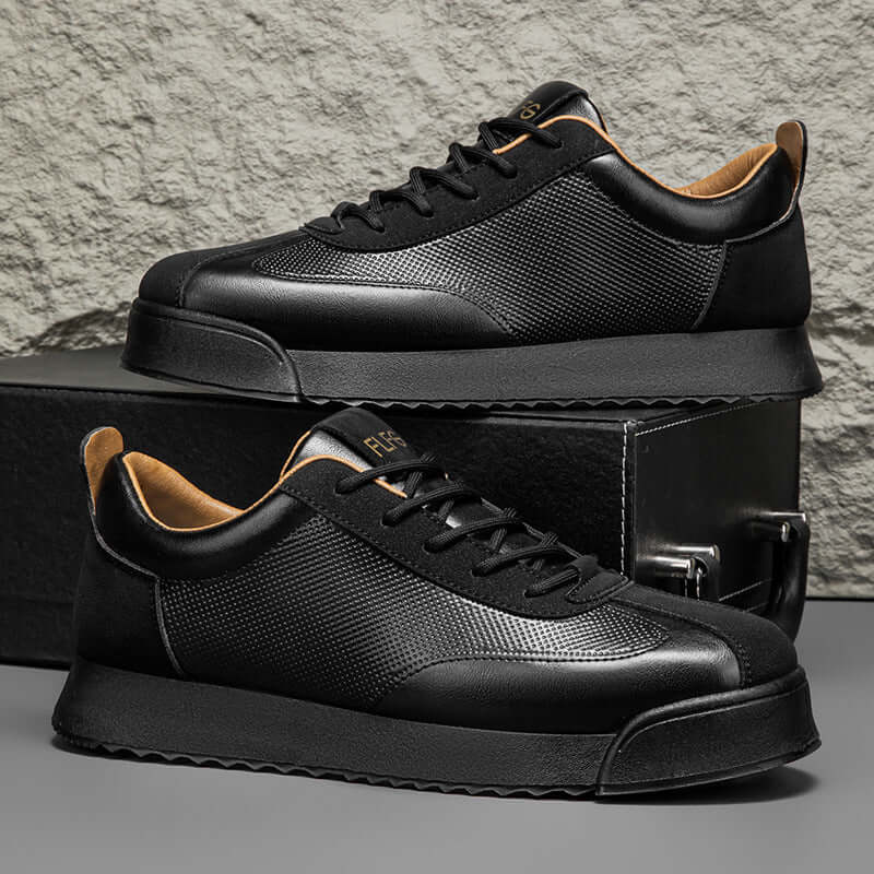 Forlì Leather Sneakers - Comfortable, stylish men's casual sneakers perfect for everyday wear, travel, and walking. Lightweight and versatile design.