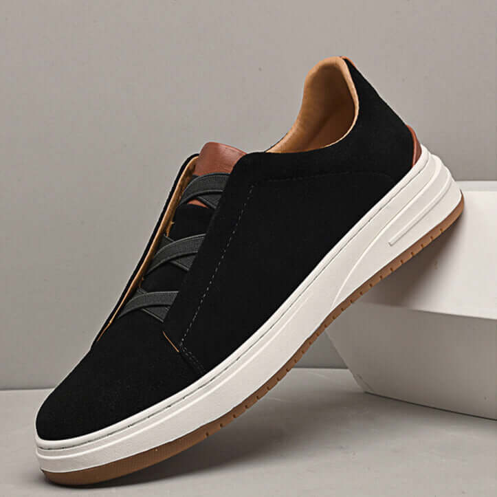 Lupo Casual Cowhide Sneakers - Men's comfortable everyday sneakers, lightweight, versatile, stylish for walking and casual outfits.