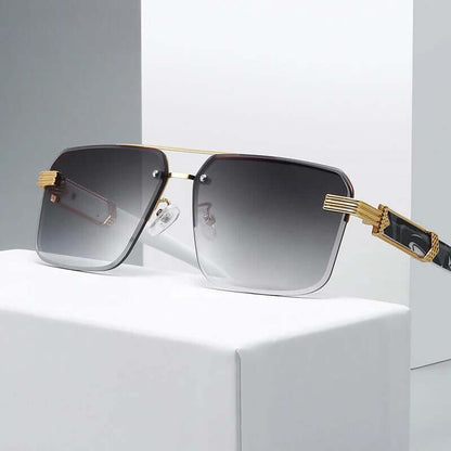 Monaco Retro Shades with UV protection, polarized lenses, and chic gold-tone accents, ideal for driving and outdoor activities.