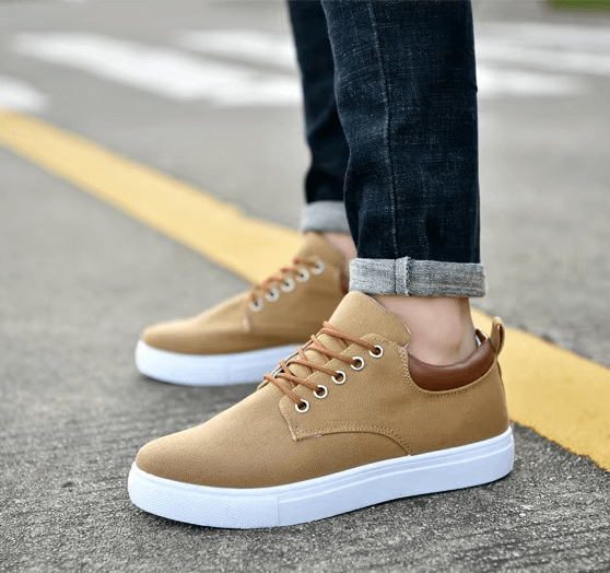 Nomad Canvas Sneakers, comfortable and stylish men's casual sneakers, perfect for everyday wear, walking, travel, and casual outfits.