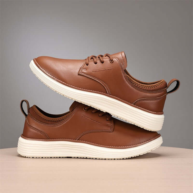 Ruvano Leather Sneakers: Men's casual sneakers offering comfort and style, perfect for everyday wear, walking, and travel. Shop now!