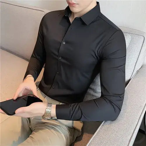 Stratford Dress Shirt - stylish men's shirt with premium comfort, breathable fabric, ideal for casual outings and work.
