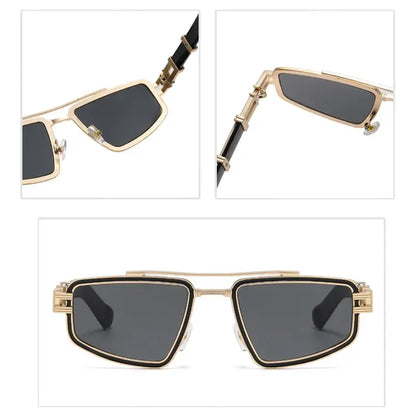 Stratos Shades stylish men's sunglasses with UV protection, polarized lenses, alloy double-bridge frame for modern comfort and outdoor use.