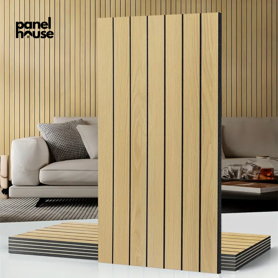 3D-Holzlattenwandpaneele, selbstklebend, abnehmbar, wasserdicht. Kaufe 1, erhalte 6 Premium-Paneele für nur 7 £! (30 cm x 60 cm)