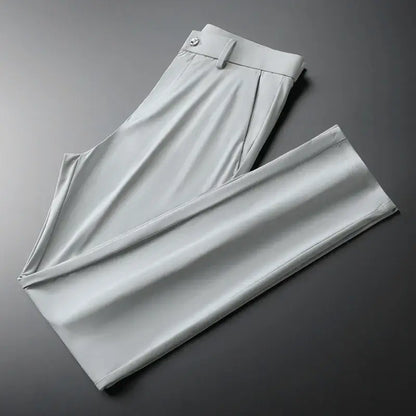 The Everyday Pants - men's casual pants in luxurious ice silk, featuring a flexible fit and modern style for versatile wear and comfort.