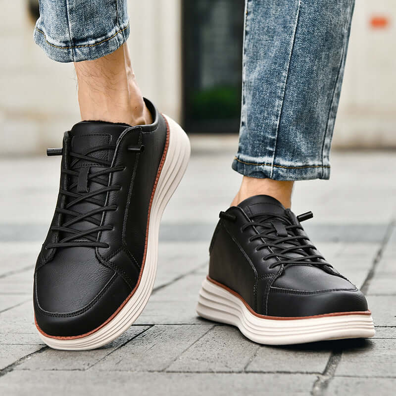 Torricelli Fleece-Lined Sneakers: Stylish, comfortable men's casual sneakers for everyday wear, walking, and travel.